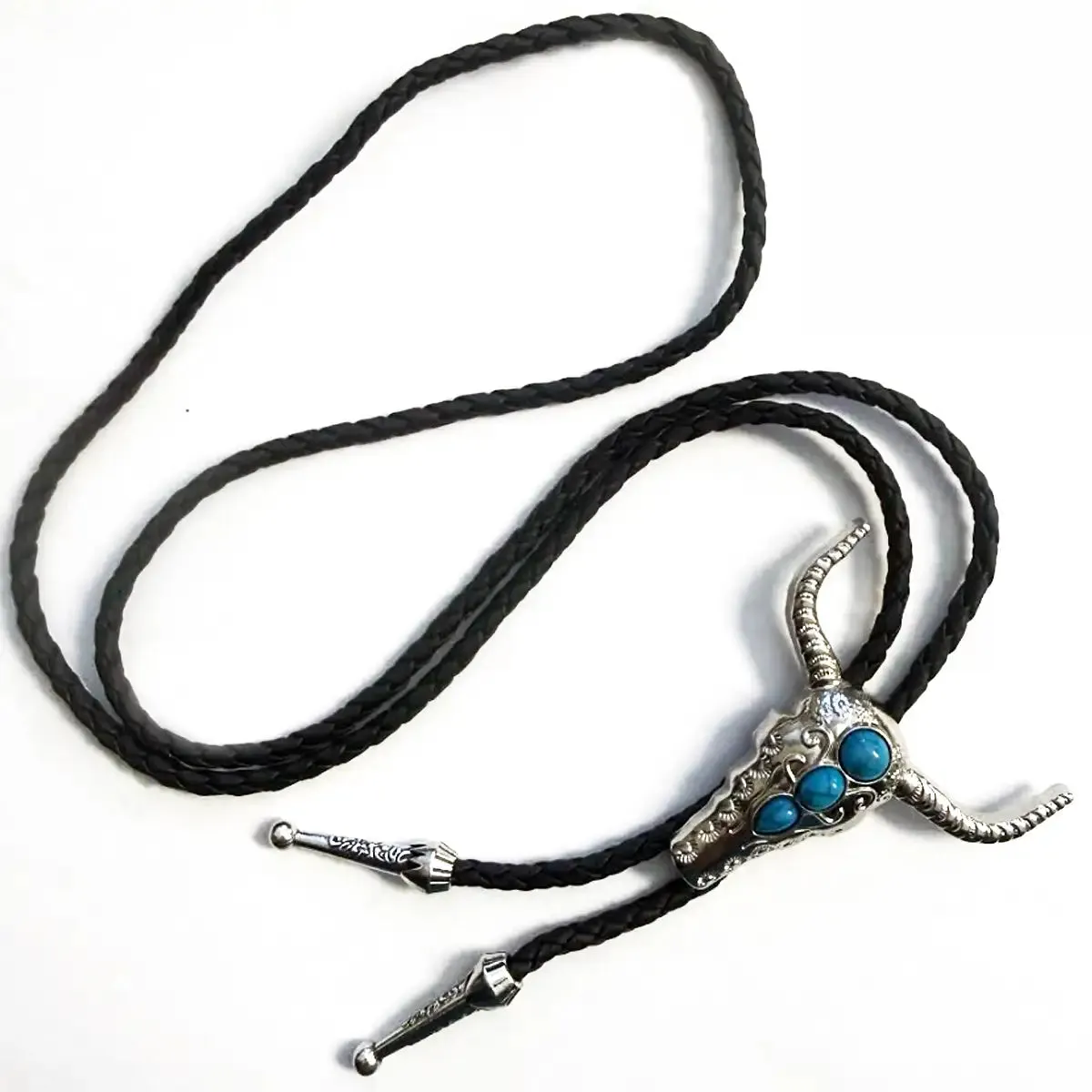 Deadwood Trading Turquoise Longhorn - Bolo Tie sold by Hat Country product image thumbnail 3