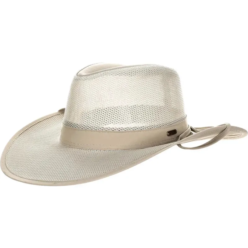 Scala Montana - UPF50+ No Fly Zone™ Nylon Outback Hat (Closeout) made by Scala