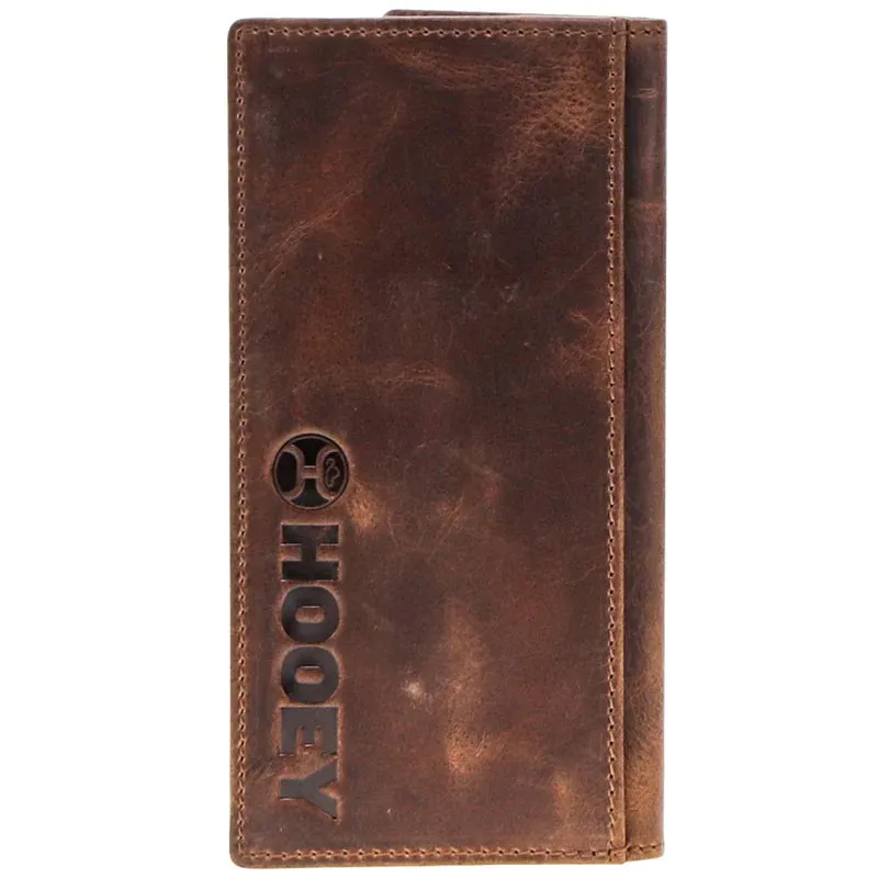 HOOey "2.0" Hands-Up Logo (Brown/Black/Turquoise) - Men's Rodeo Wallet sold by Hat Country product image thumbnail 3