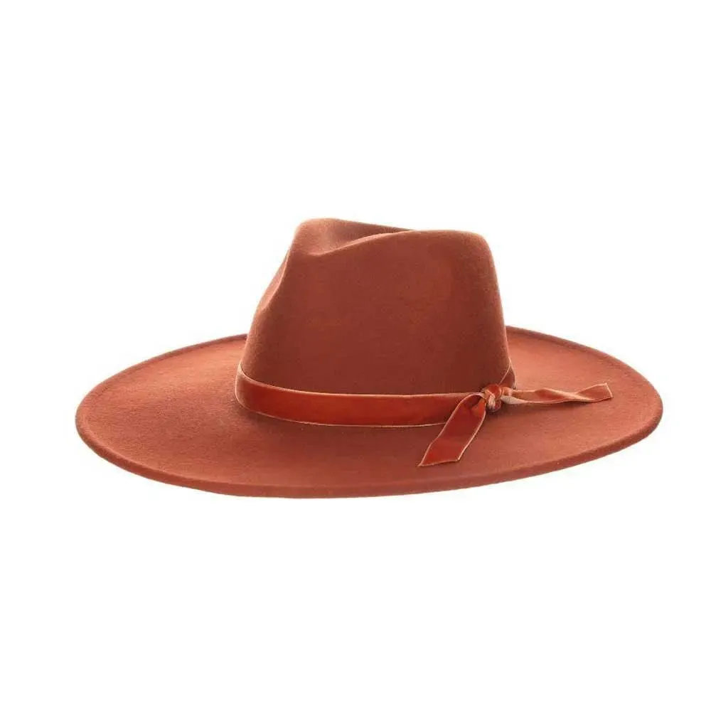 Scala Calista - Wide Brim Soft Wool Fedora Hat (Closeout) sold by Hat Country product image thumbnail 4