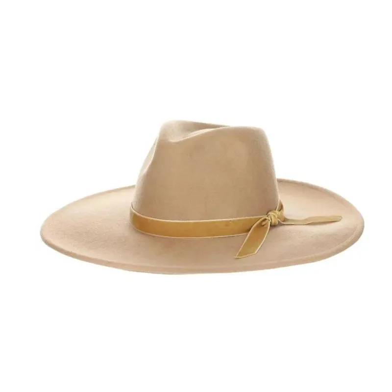 Scala Calista - Wide Brim Soft Wool Fedora Hat (Closeout) made by Scala