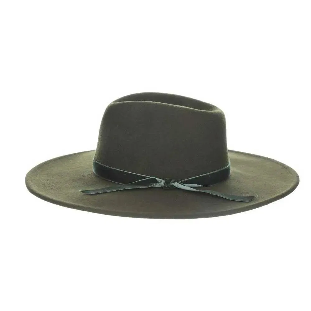 Scala Calista - Wide Brim Soft Wool Fedora Hat (Closeout) sold by Hat Country product image thumbnail 5