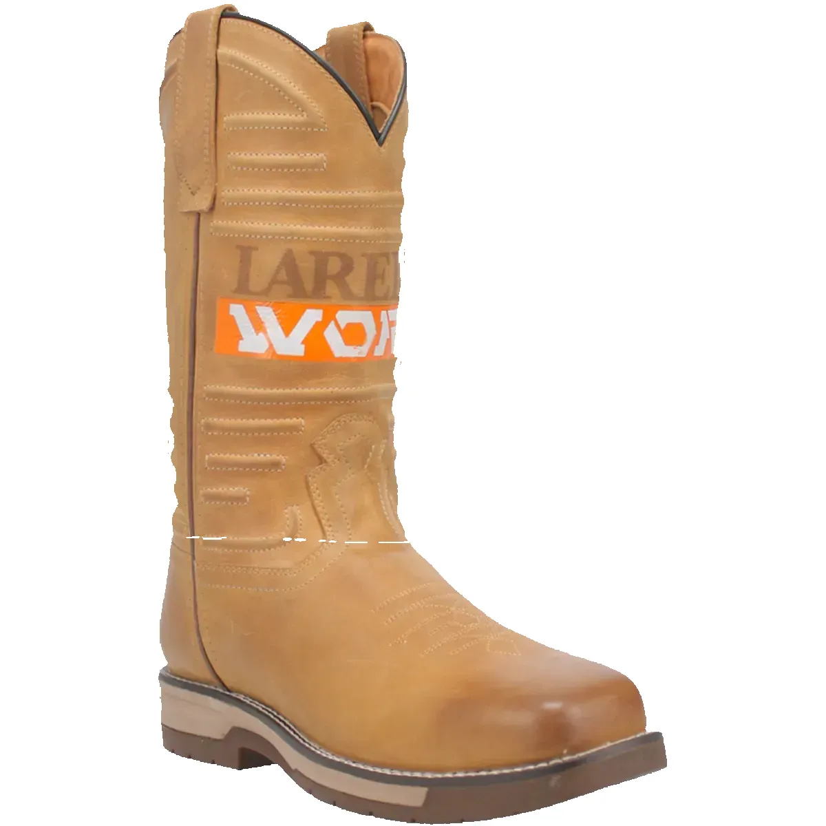 Laredo Workhorse (Broad Square Toe) - Men's Leather Cowboy Work Boot sold by Hat Country product image thumbnail 2