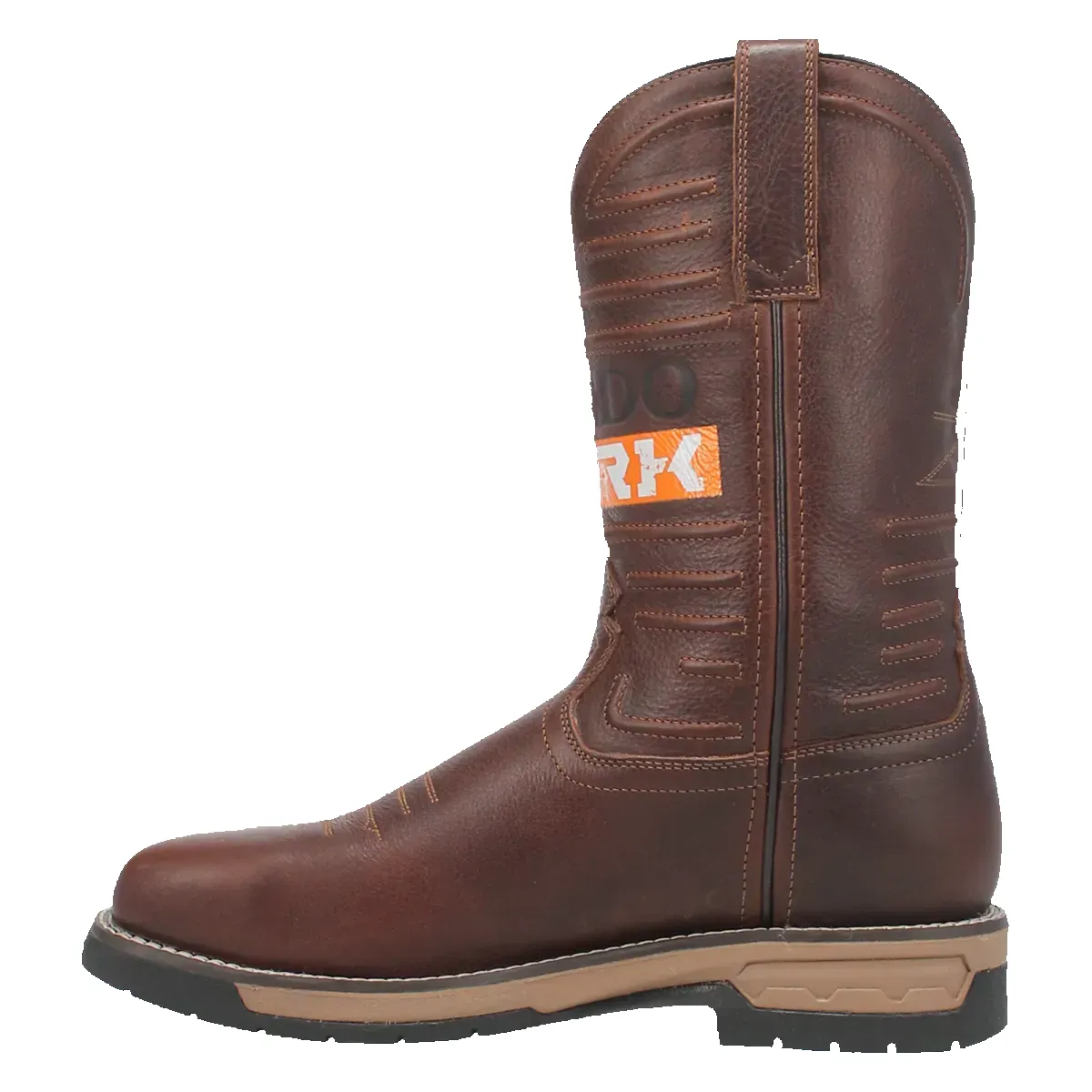 Laredo Workhorse (Broad Square Toe) - Men's Leather Cowboy Work Boot sold by Hat Country product image thumbnail 4