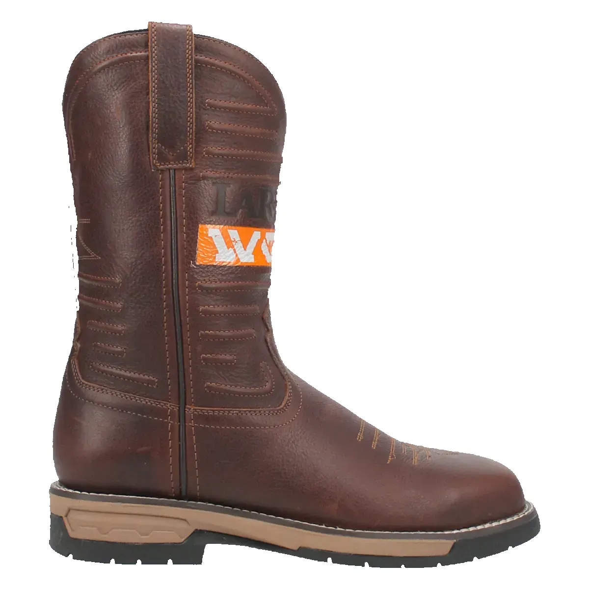Laredo Workhorse (Broad Square Toe) - Men's Leather Cowboy Work Boot sold by Hat Country product image thumbnail 3