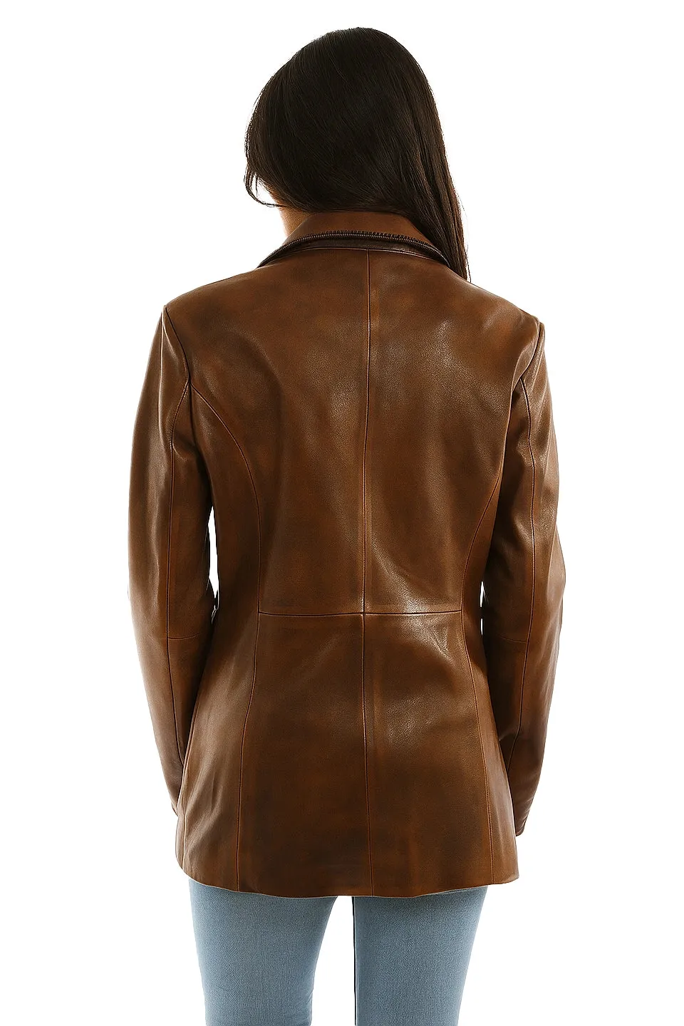 Scully Classic Lapels - Women's Leather Blazer sold by Hat Country product image thumbnail 2