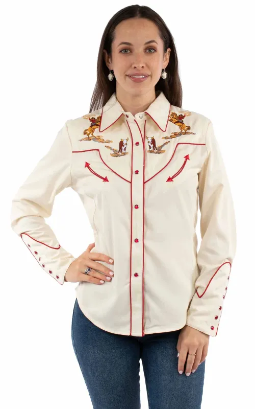 Scully Cattle Roper - Women's Western Shirt made by Scully
