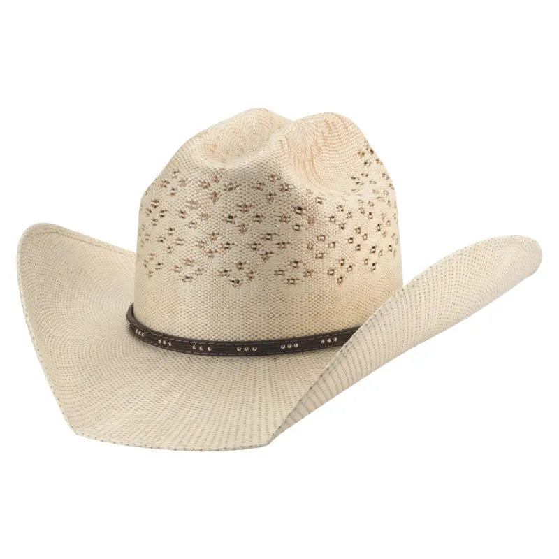 Bullhide Woodward - (25X) Men's Straw Cowboy Hat (Closeout) made by Hat Country