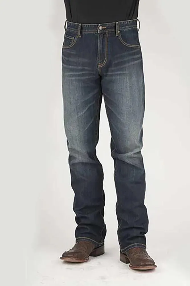 Stetson 1210 Straight Fit with X Pocket (Dark Wash) - Men's Jeans (Closeout) sold by Hat Country product image thumbnail 2