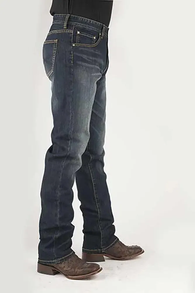 Stetson 1210 Straight Fit with X Pocket (Dark Wash) - Men's Jeans (Closeout) sold by Hat Country product image thumbnail 3