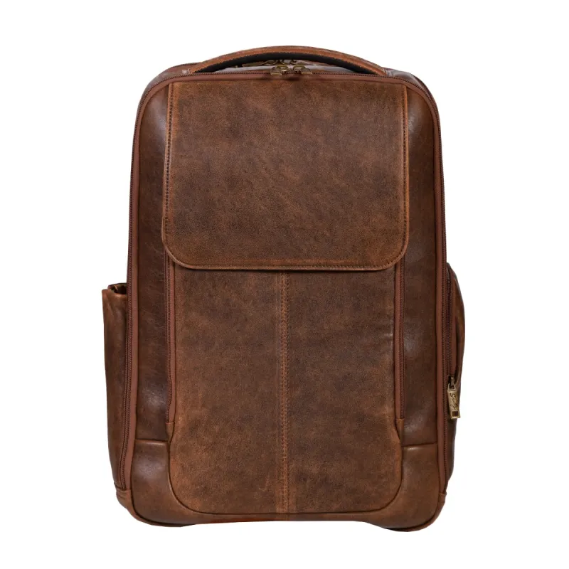 Scully Pilot's Pack - Leather Backpack made by Scully