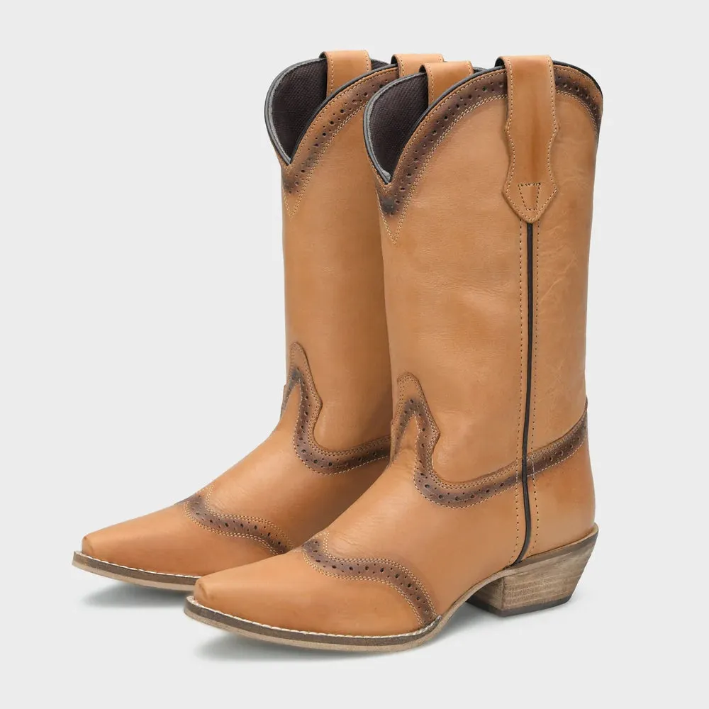 Rawhide Victoria - Women's Leather Cowgirl Boots sold by Hat Country