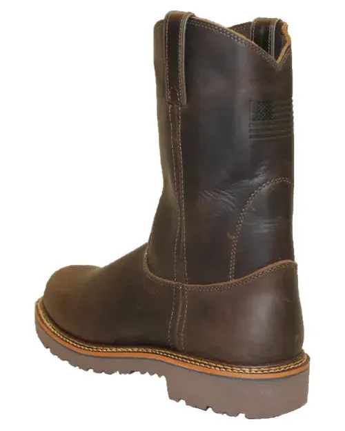 Silverado Wellersburg - Men's Leather Work Boots sold by Hat Country product image thumbnail 3
