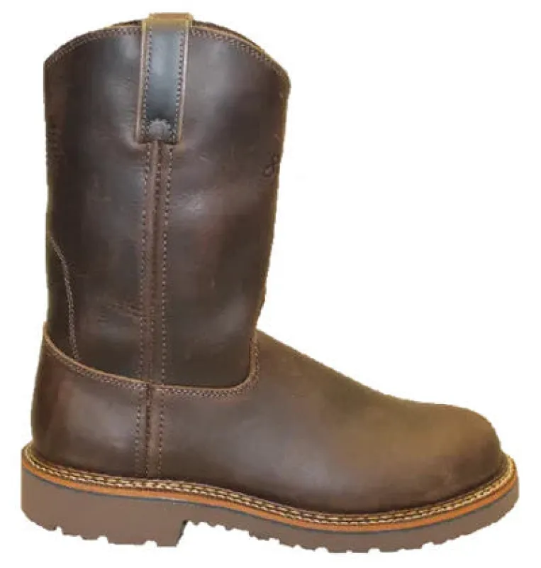 Silverado Wellersburg - Men's Leather Work Boots made by Hat Country