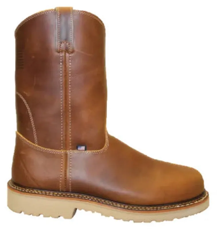 Silverado Quecreek - Men's Leather Work Boots made by Hat Country