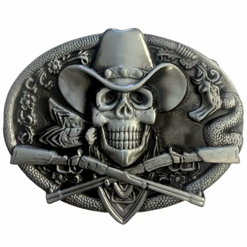 Deadwood Trading Ghost Gunslinger - Belt Buckle made by Deadwood Studios