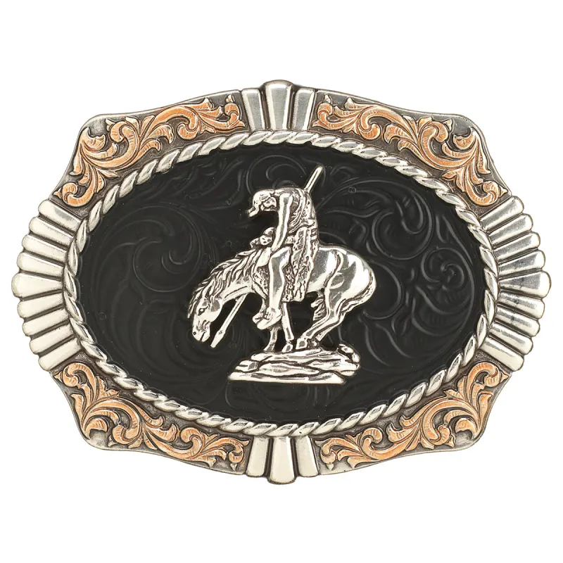 Nocona Weary Warrior - Men's Belt Buckle made by Nocona