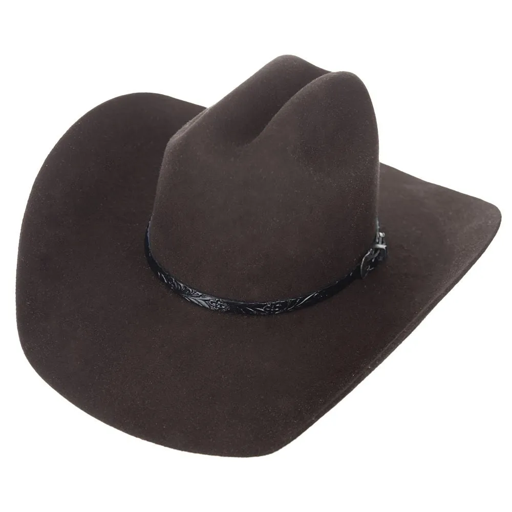 Justin Rock Creek - (2X) Wool Felt Cowboy Hat sold by Hat Country product image thumbnail 2