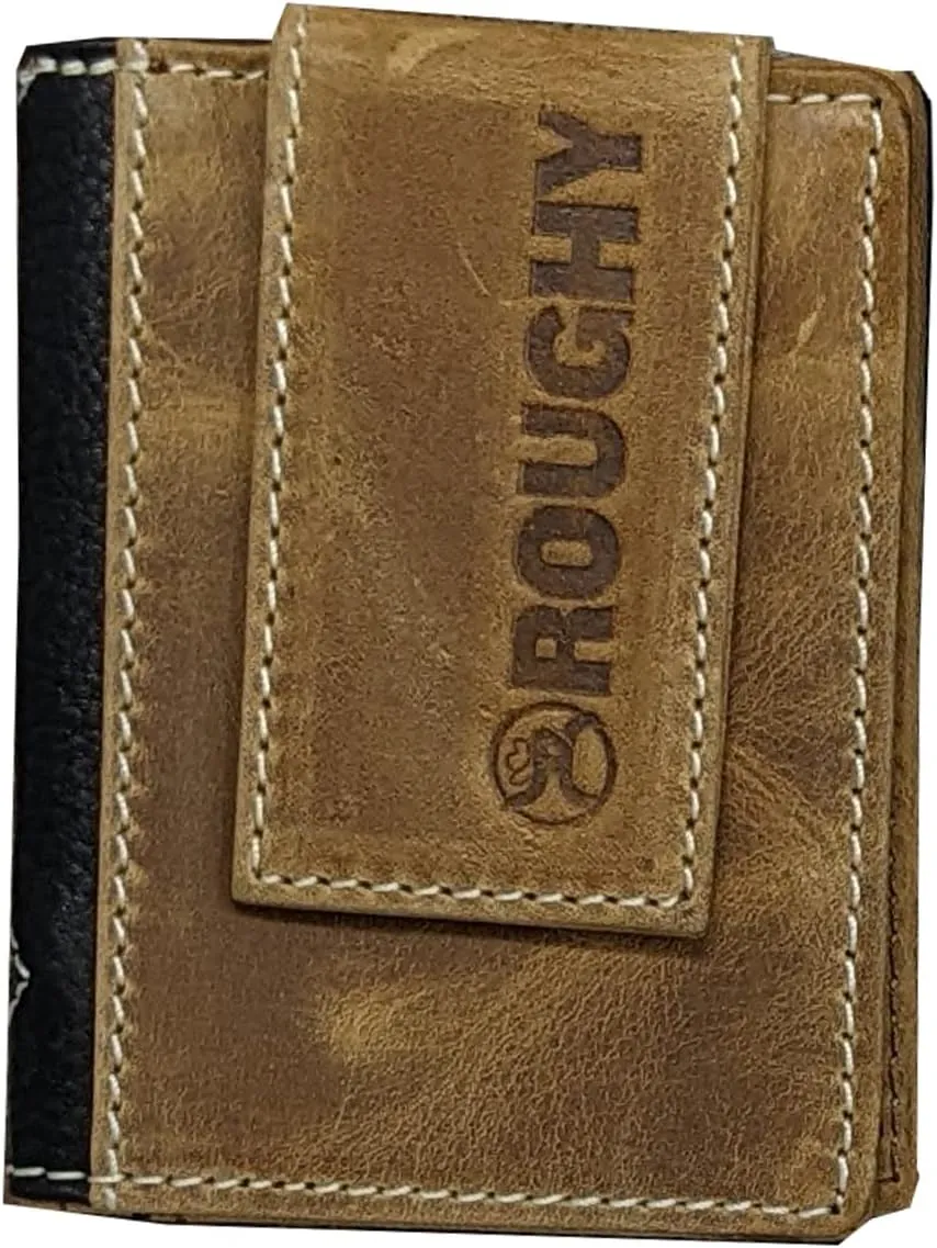 HOOey Diamond Patchwork Cowhide - Men's Bifold Money Clip Wallet sold by Hat Country product image thumbnail 2
