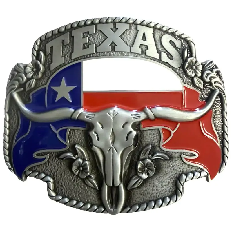 Deadwood Trading Texas Ironhide - Men's Belt Buckle made by Deadwood Studios