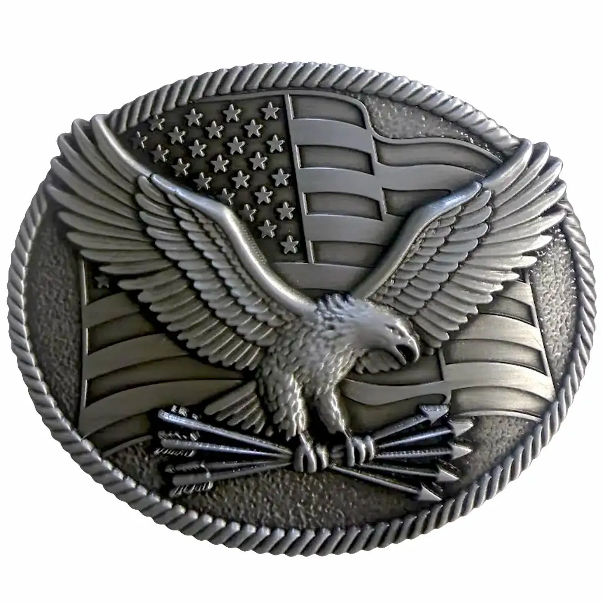 Deadwood Trading Freedom Crest - Men's Belt Buckle sold by Hat Country