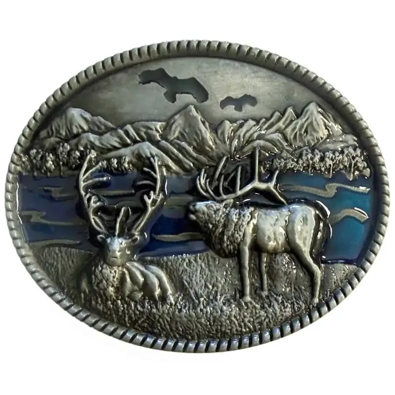 Deadwood Trading Wilderness Ridge - Men's Belt Buckle made by Deadwood Studios