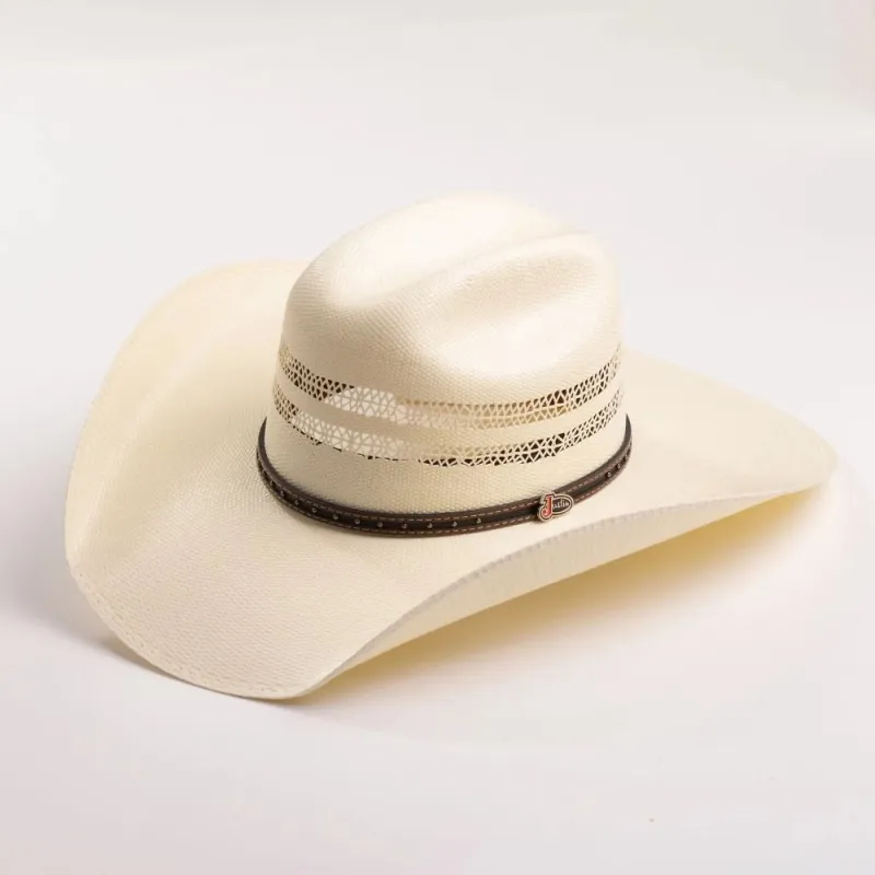 Justin Cove - (20X) Bangora Straw Cowboy Hat made by Justin Boots