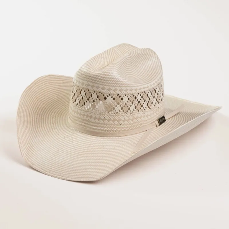 Larry Mahan's Cattleman Cowboy (LMH11156) - (10X) Straw Cowboy Hat made by Hat Country