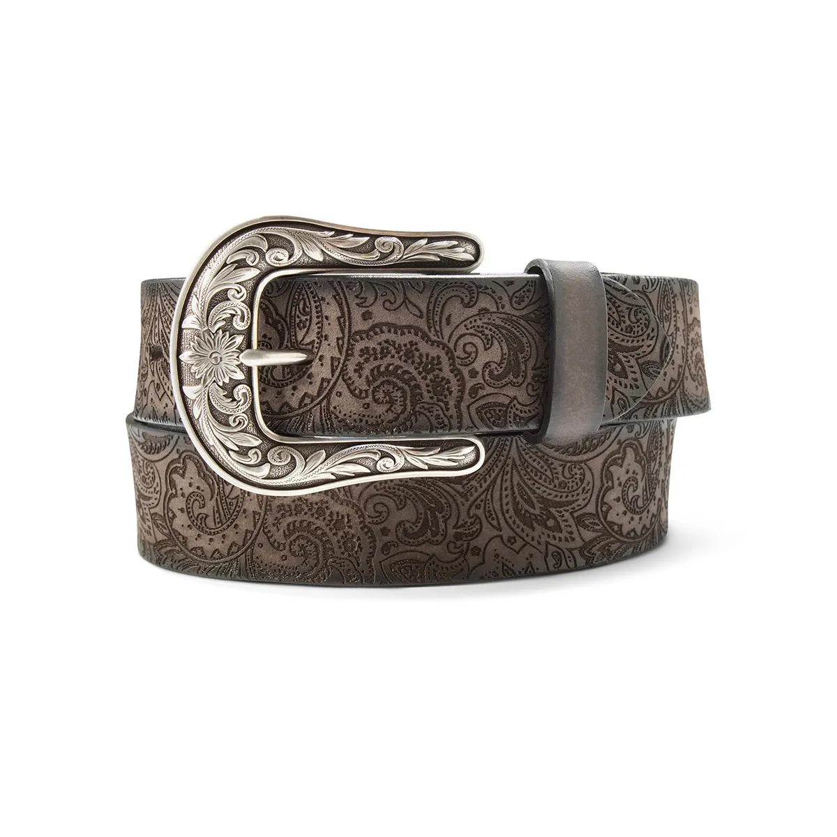 Ariat Black Paisley Belt - Women's Leather Belt sold by Hat Country