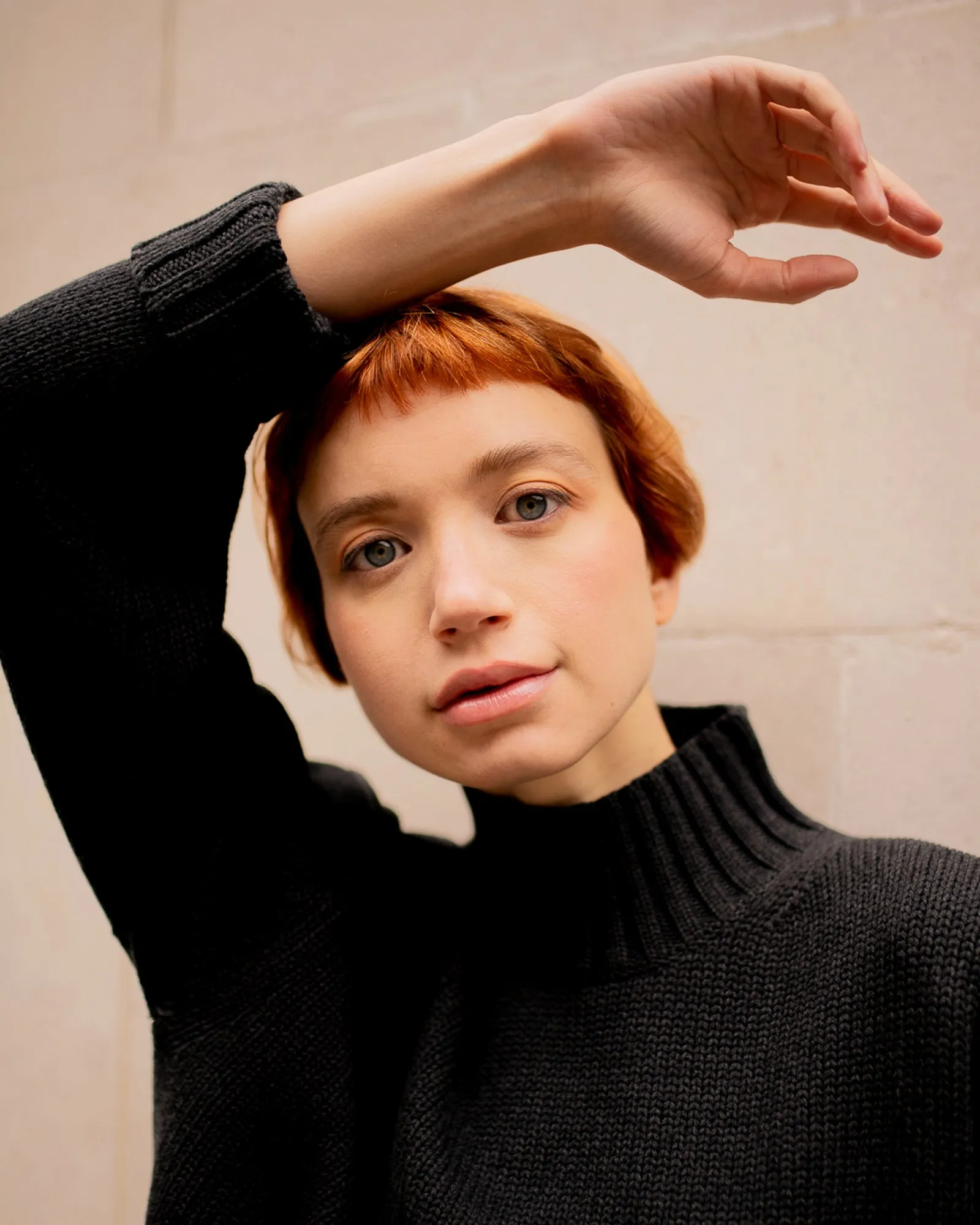 The Staple High Neck Jumper - Charcoal sold by The Slow Love product image thumbnail 5