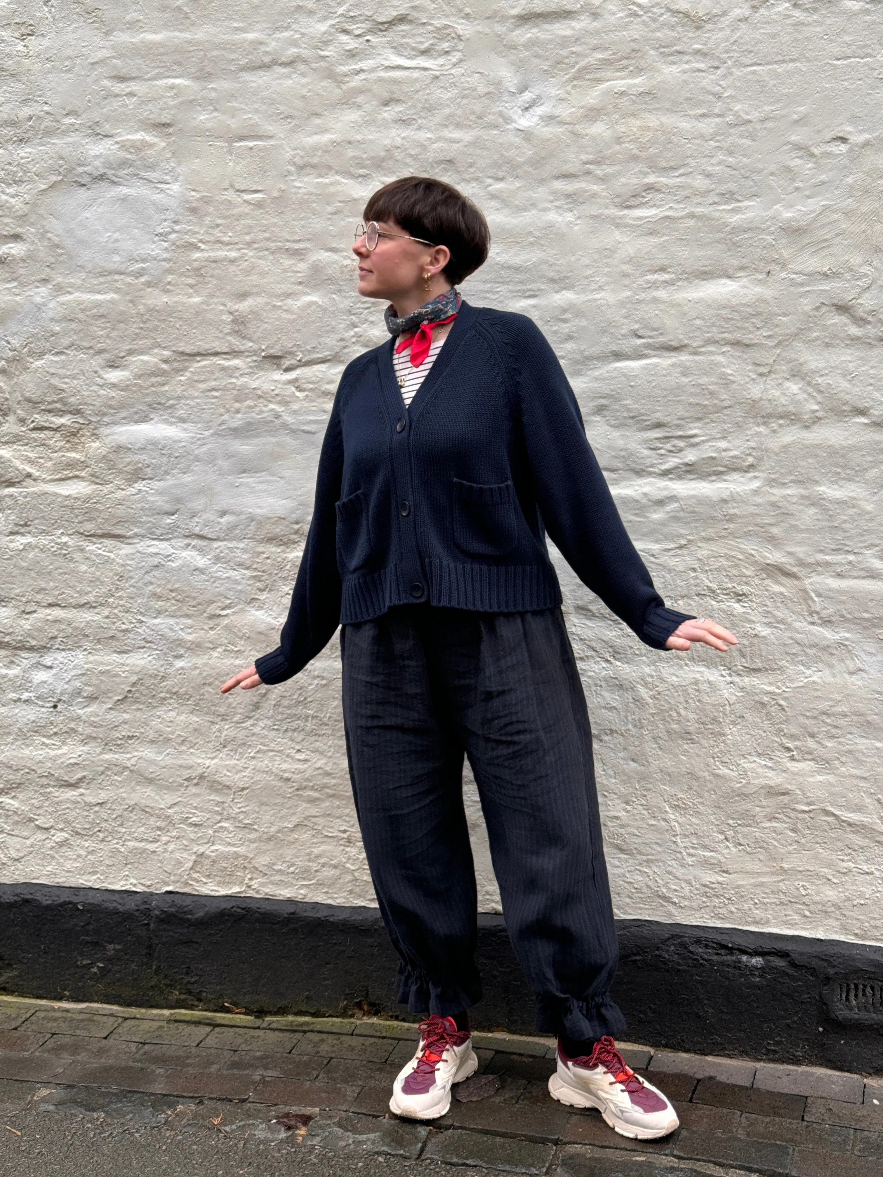 The Staple Cardigan - Navy sold by The Slow Love product image thumbnail 2