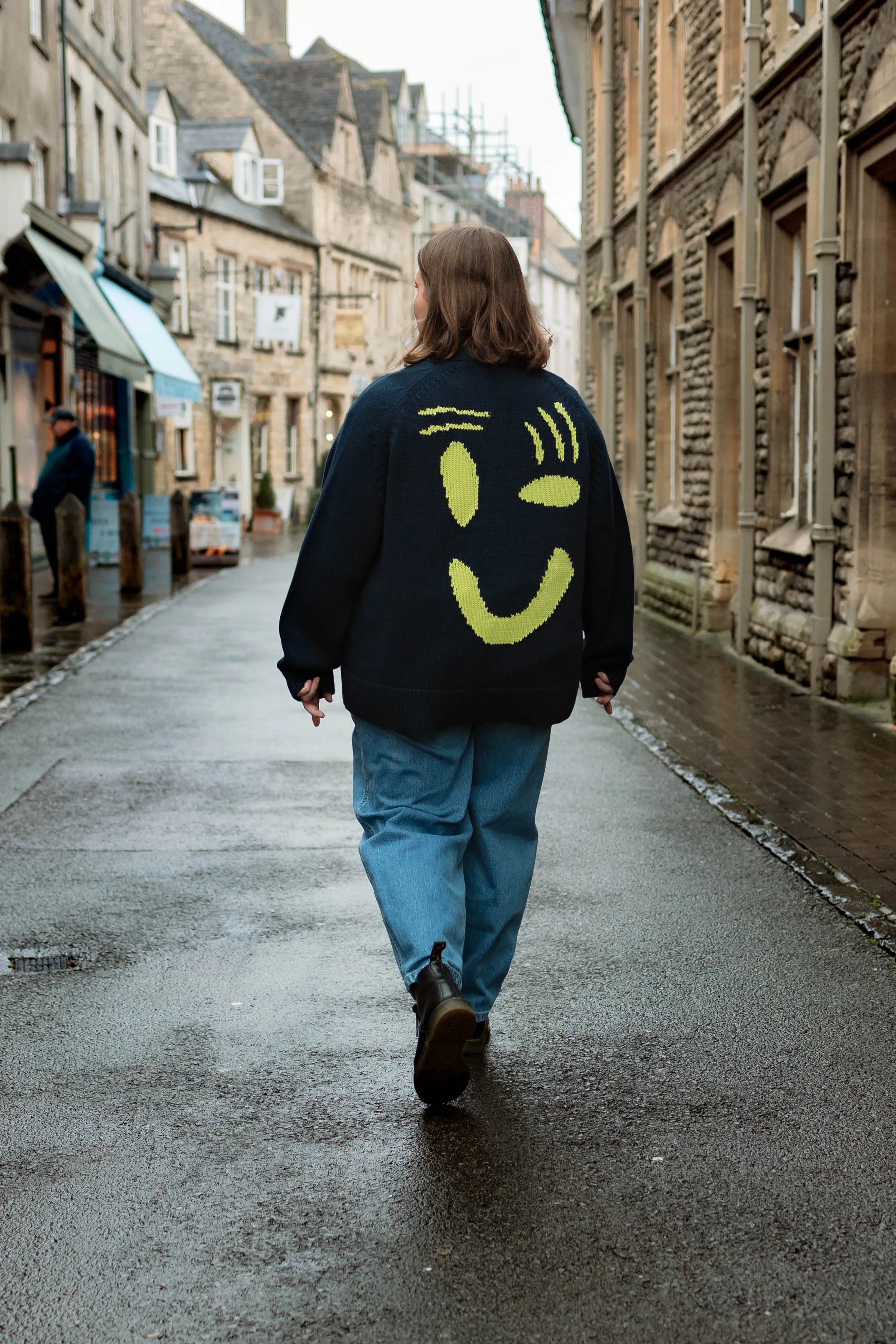 Feel Good Cardigan - Navy sold by The Slow Love product image thumbnail 2