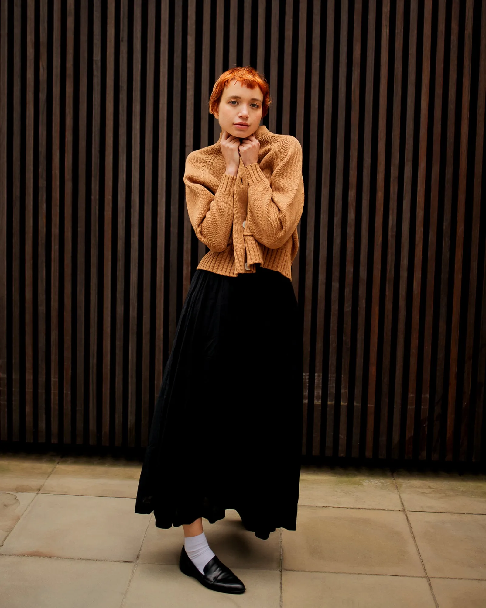 The Staple Cardigan - Hazelnut sold by The Slow Love product image thumbnail 4