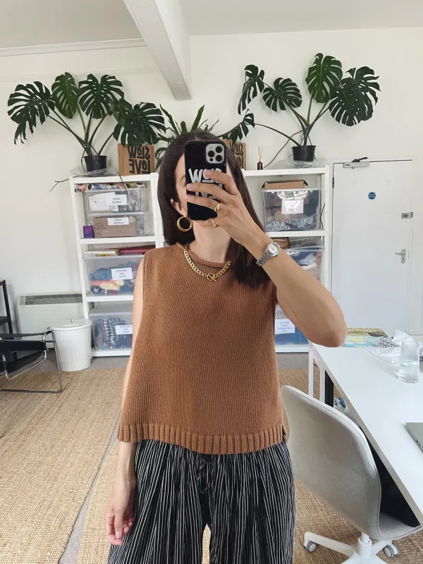 The Staple Tank - Hazelnut sold by The Slow Love