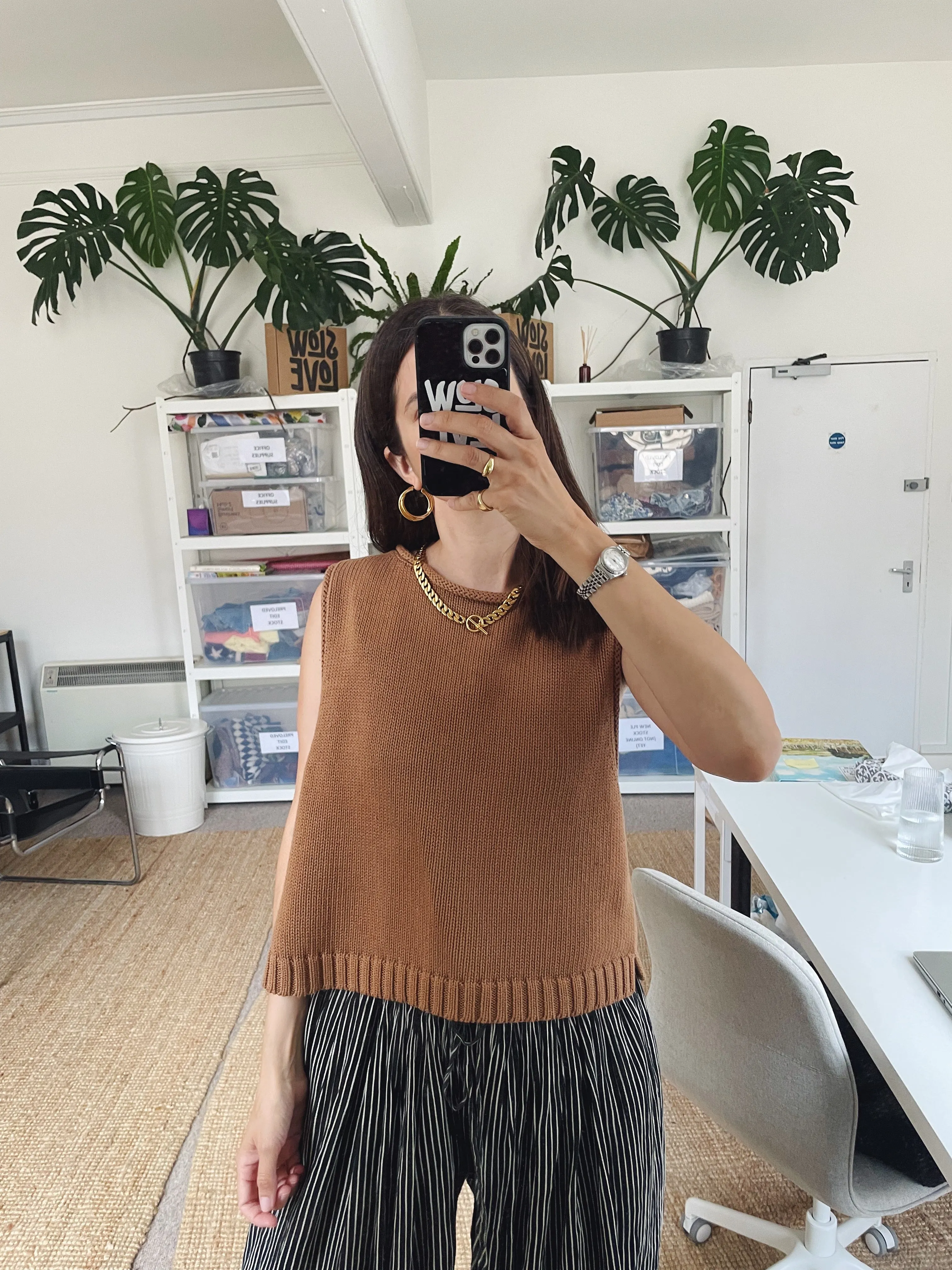 The Staple Tank - Hazelnut sold by The Slow Love