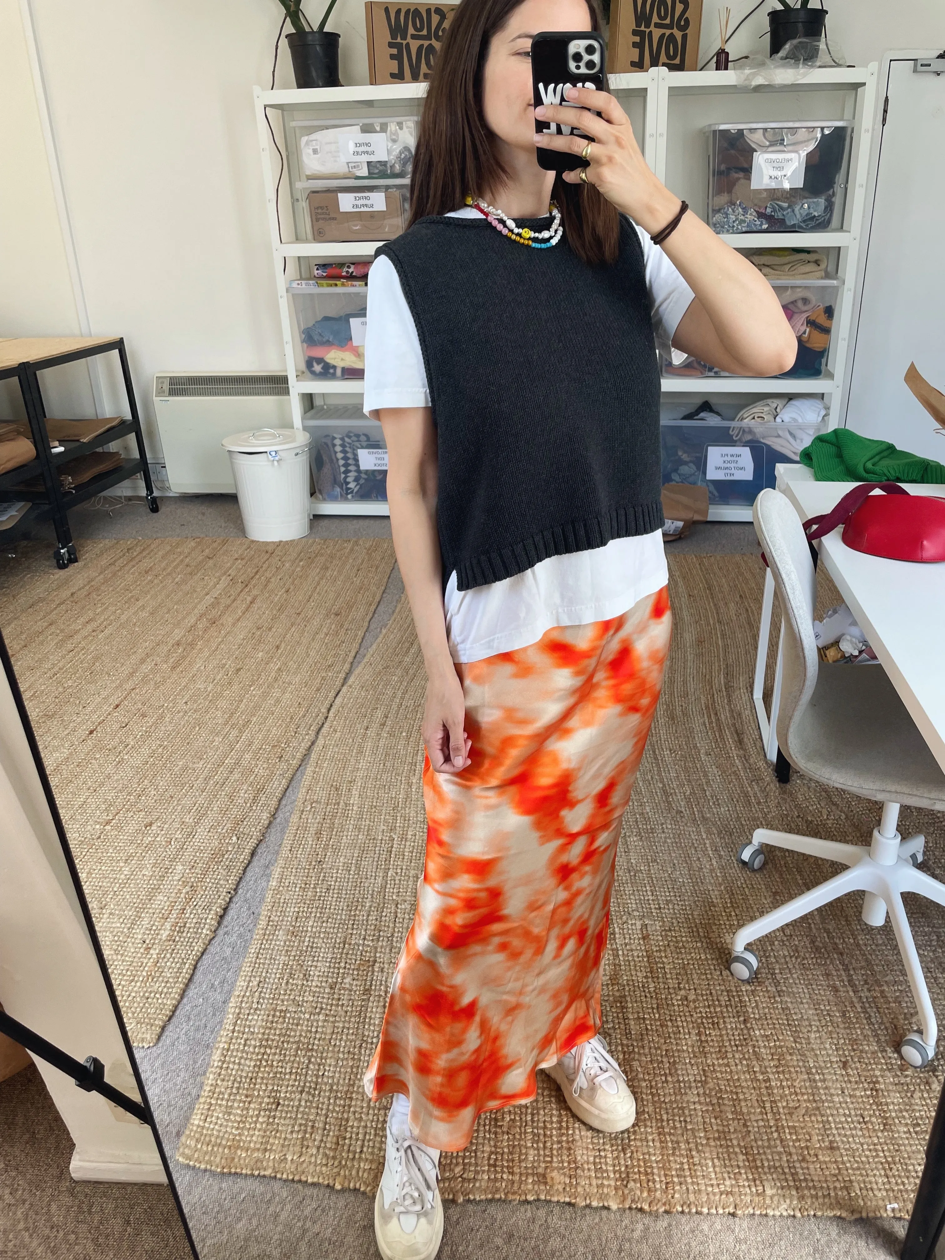 The Staple Tank - Charcoal sold by The Slow Love product image thumbnail 3