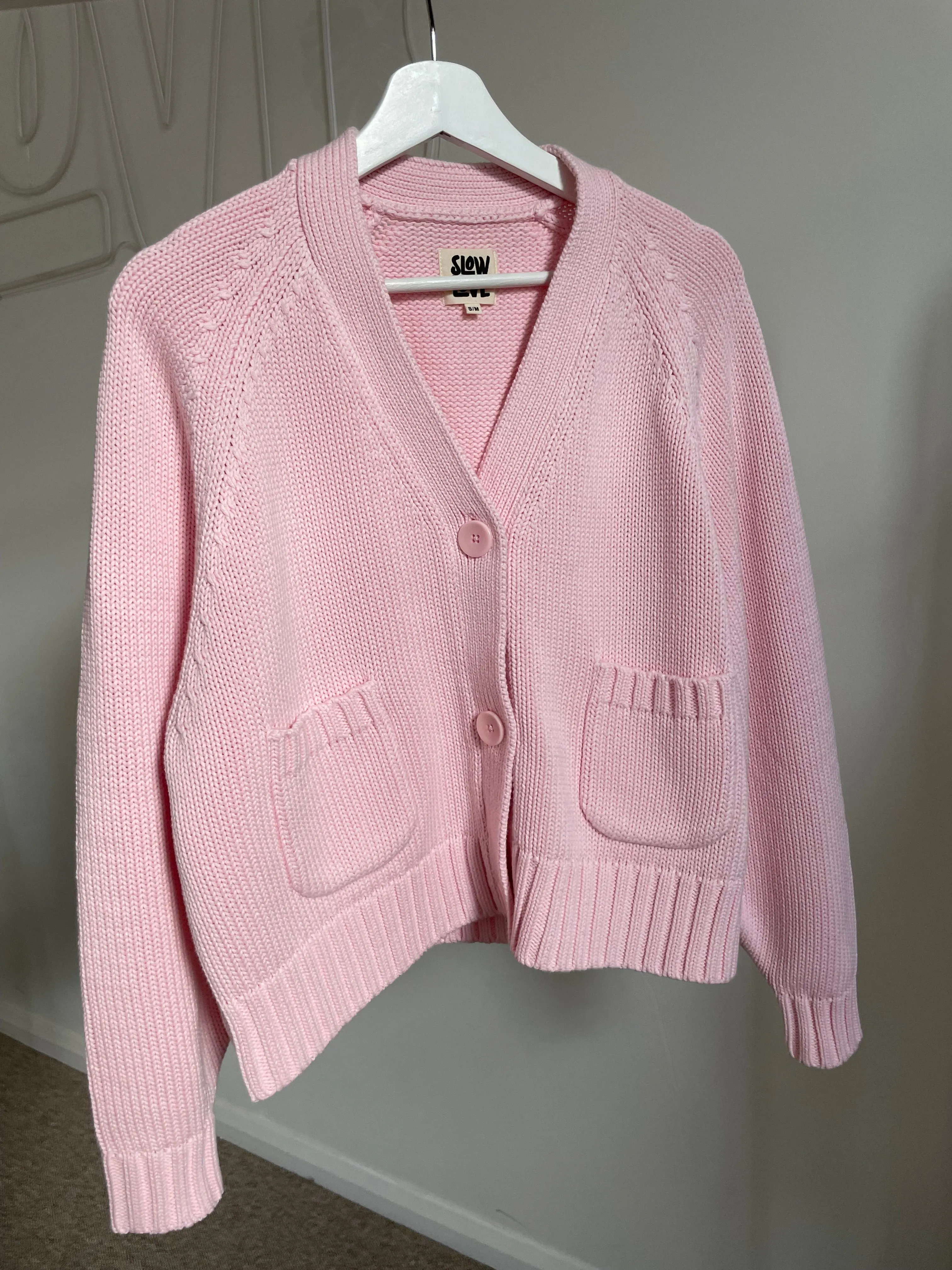 The Staple Cardigan - Mallow sold by The Slow Love product image thumbnail 2