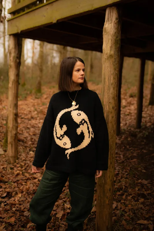 The Pisces (Lucky Fish) Jumper sold by The Slow Love