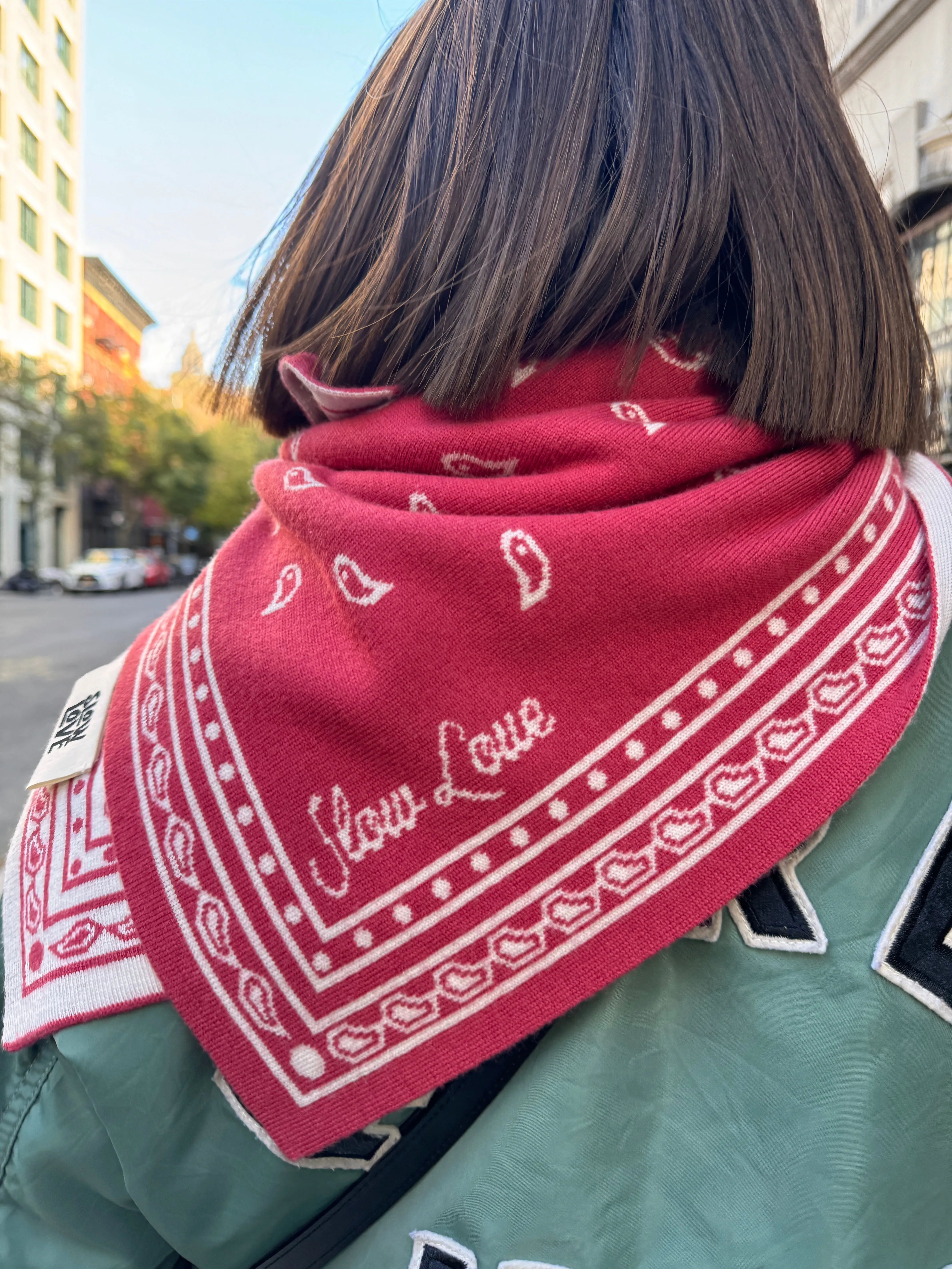 Bandana Scarf - Red sold by The Slow Love