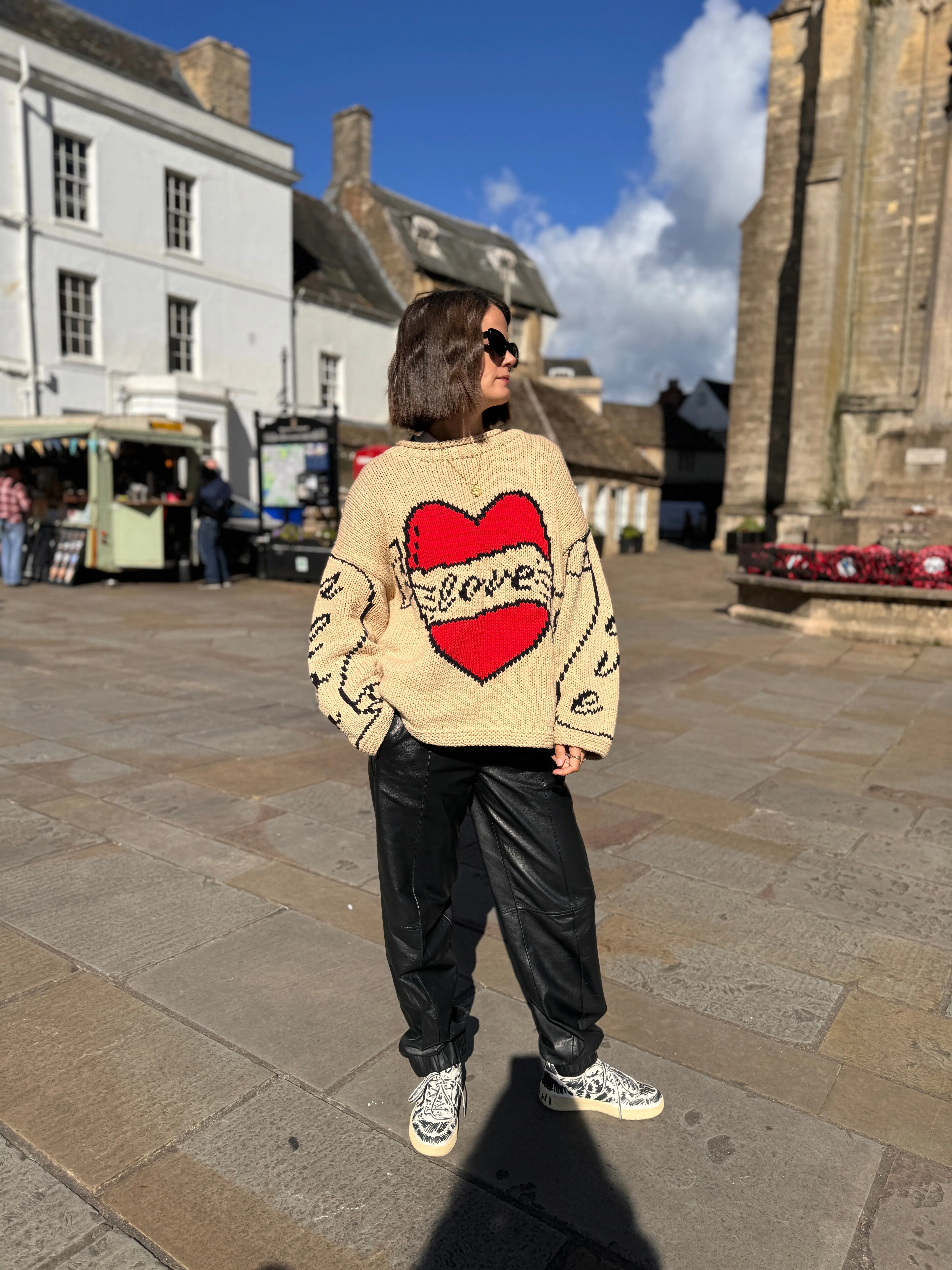 The Young Hearts Jumper - Ecru sold by The Slow Love product image thumbnail 2