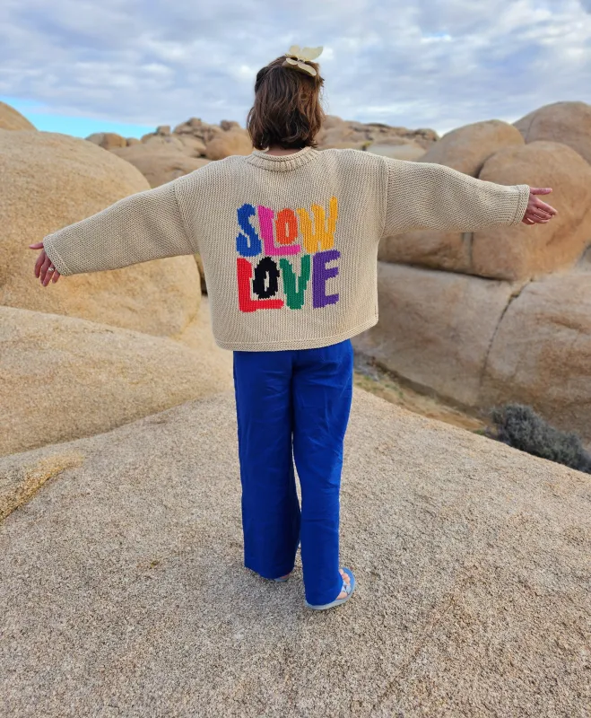 The Tutti Frutti Jumper sold by The Slow Love