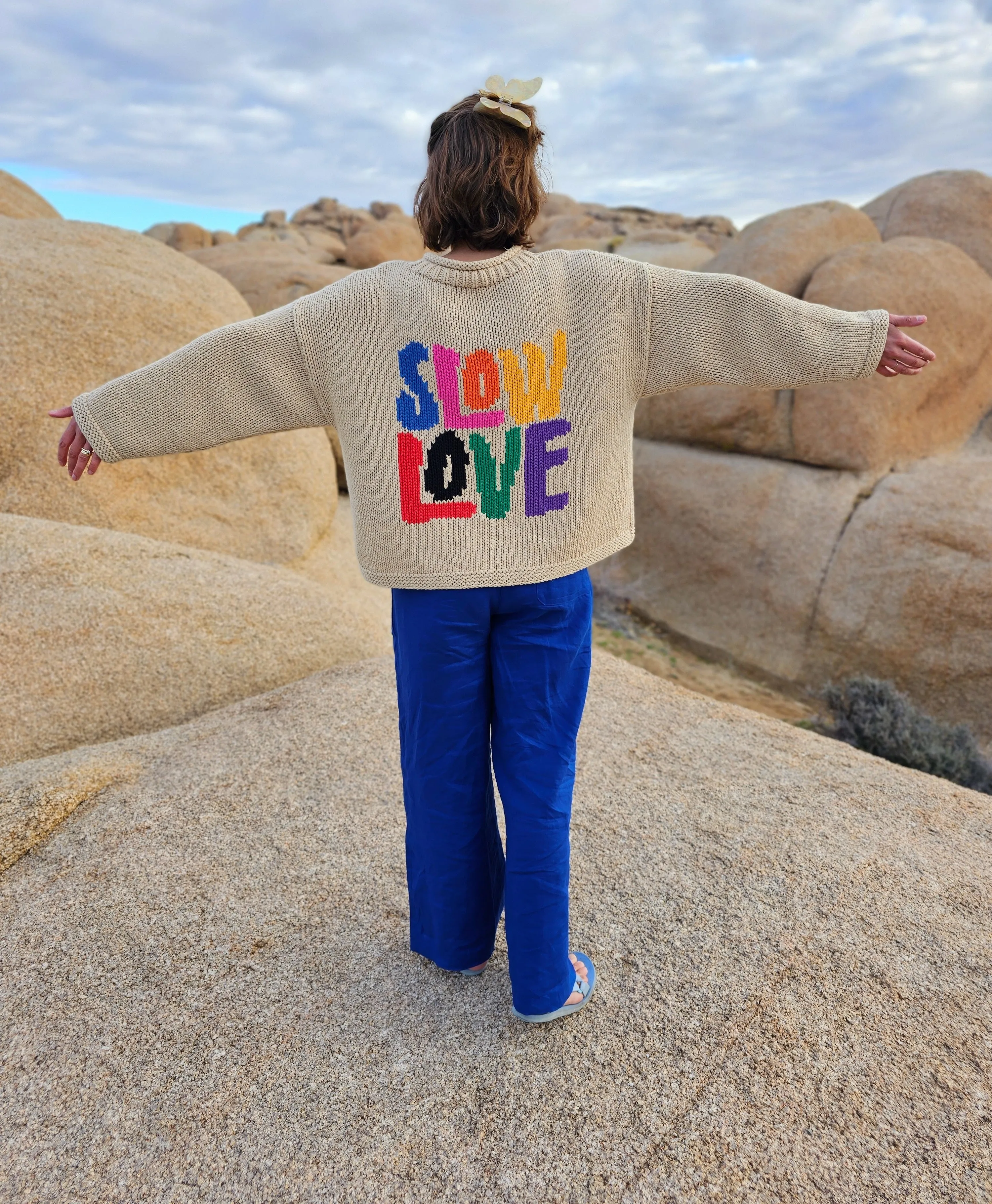 The Tutti Frutti Jumper sold by The Slow Love