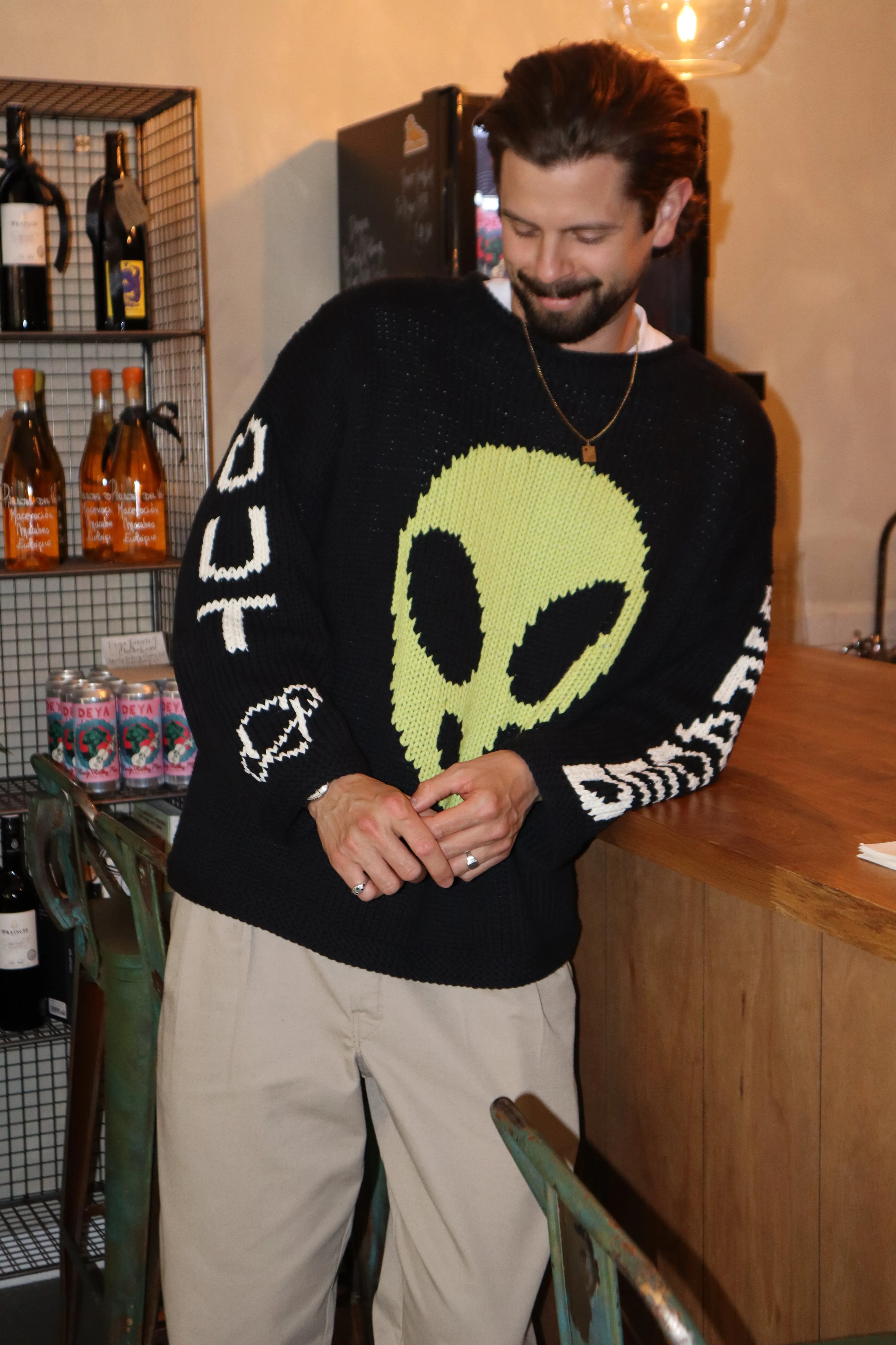 Spaced Out Hand Knit Jumper sold by The Slow Love product image thumbnail 2