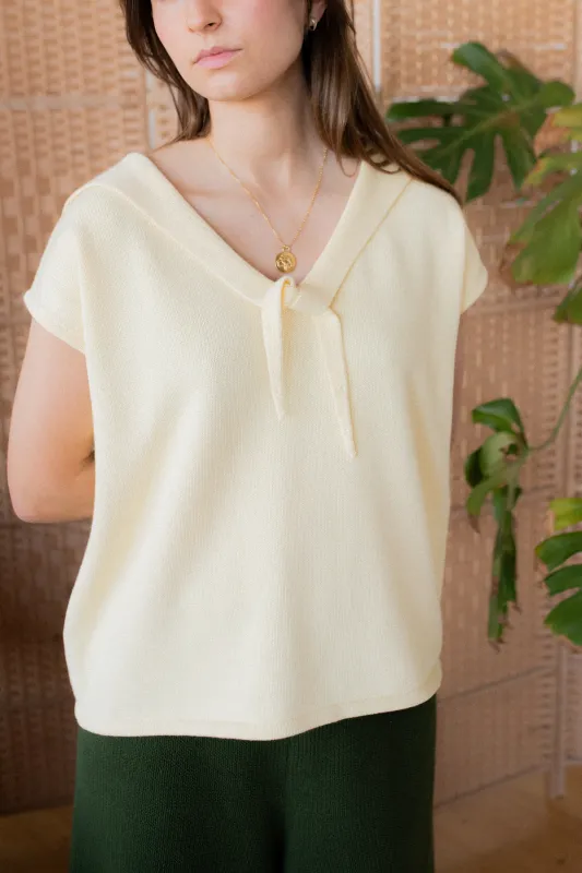 Sailor Tee- Buttermilk sold by The Slow Love