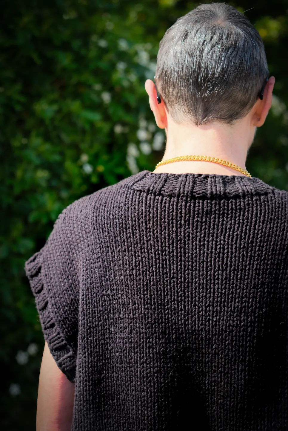 Plain Hand Knit Tank - Black sold by The Slow Love product image thumbnail 3