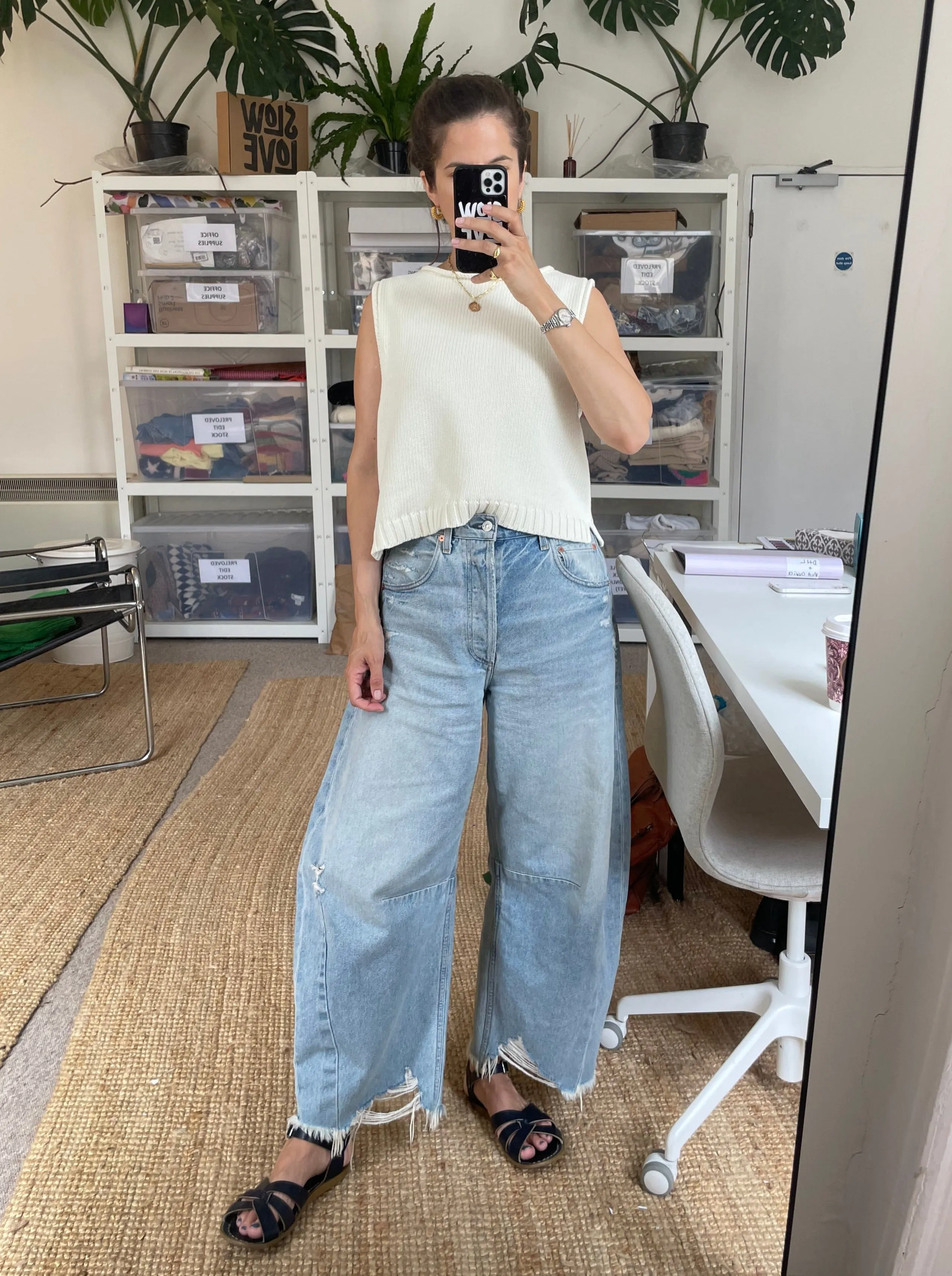 The Staple Tank - Panna Cotta sold by The Slow Love