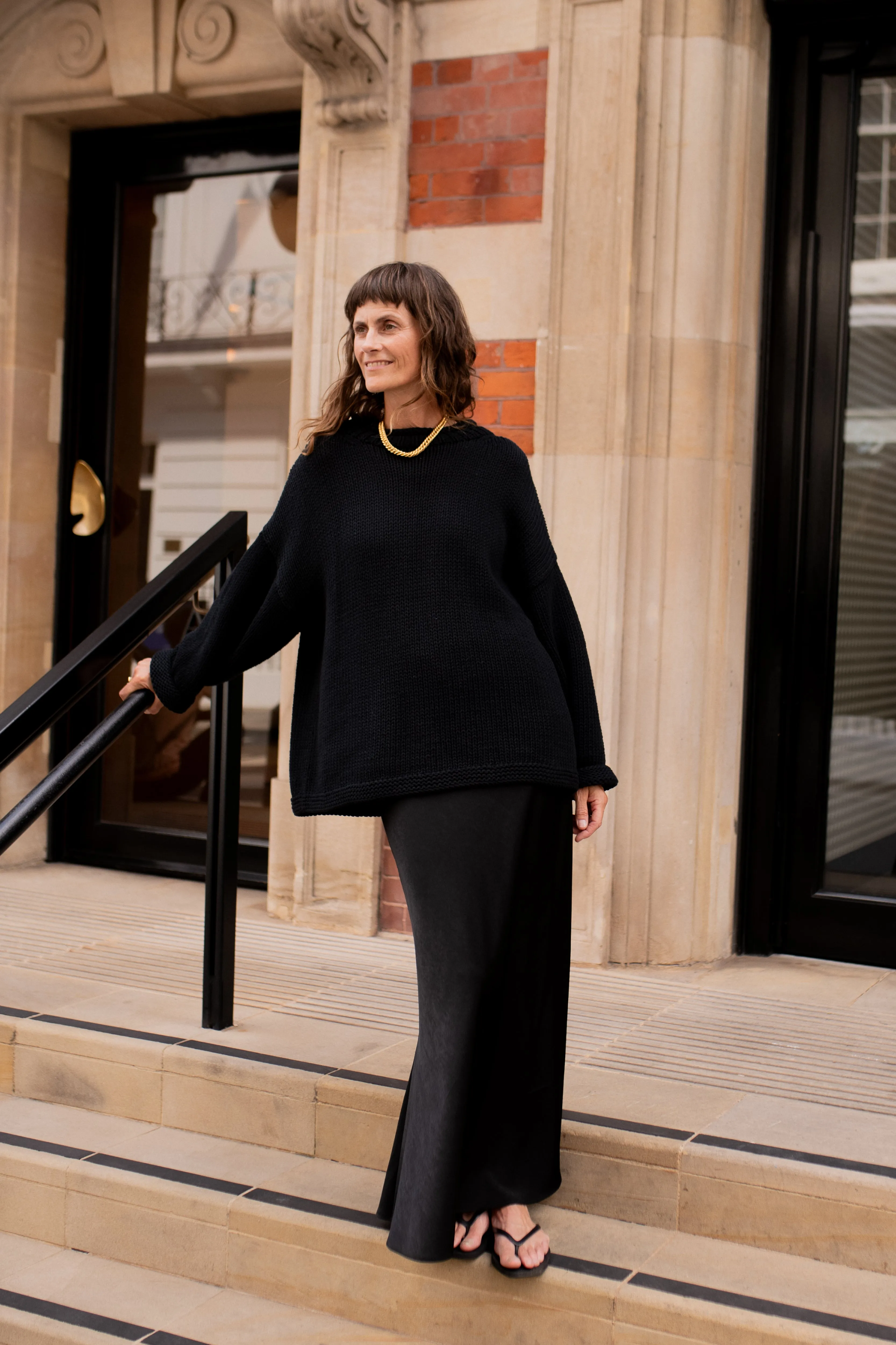 The Essential Handknit Jumper - Black sold by The Slow Love product image thumbnail 2