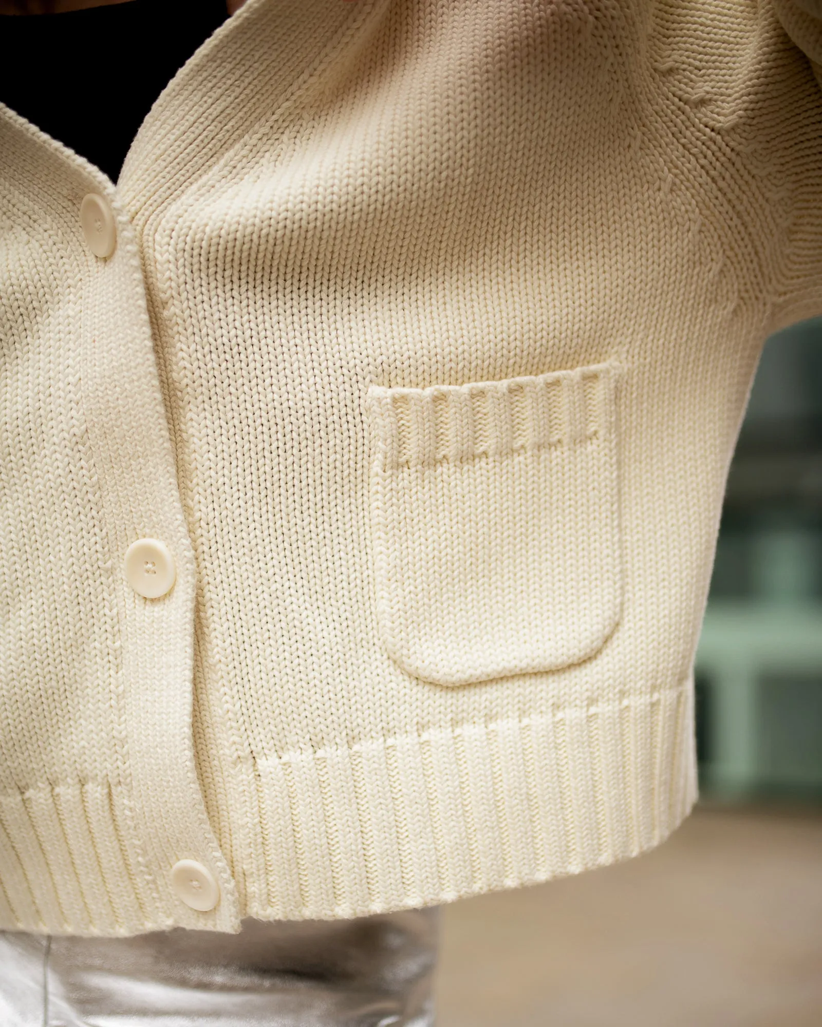 The Staple Cardigan - Panna Cotta sold by The Slow Love product image thumbnail 2