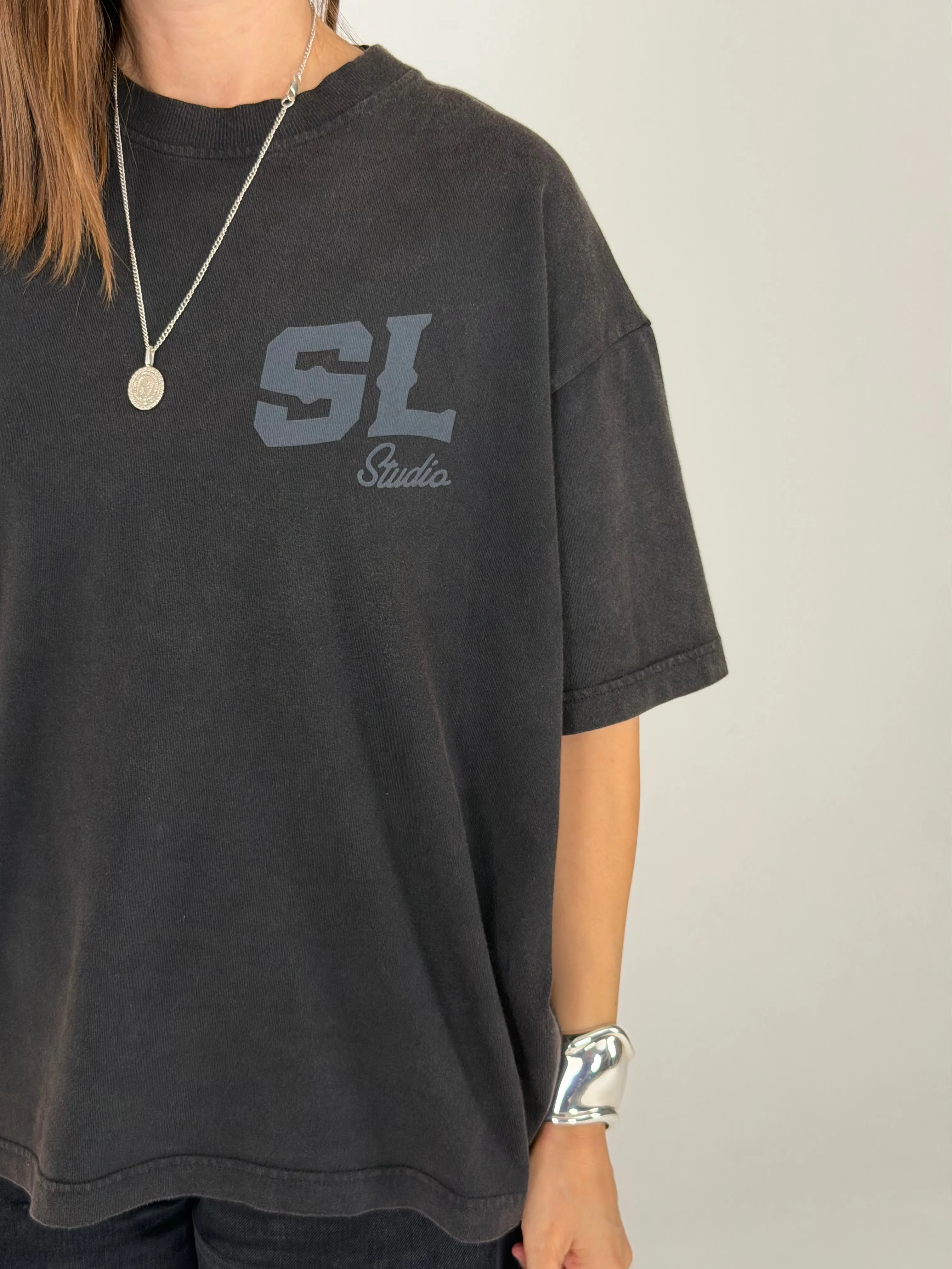 Western T-Shirt - faded black sold by The Slow Love product image thumbnail 3