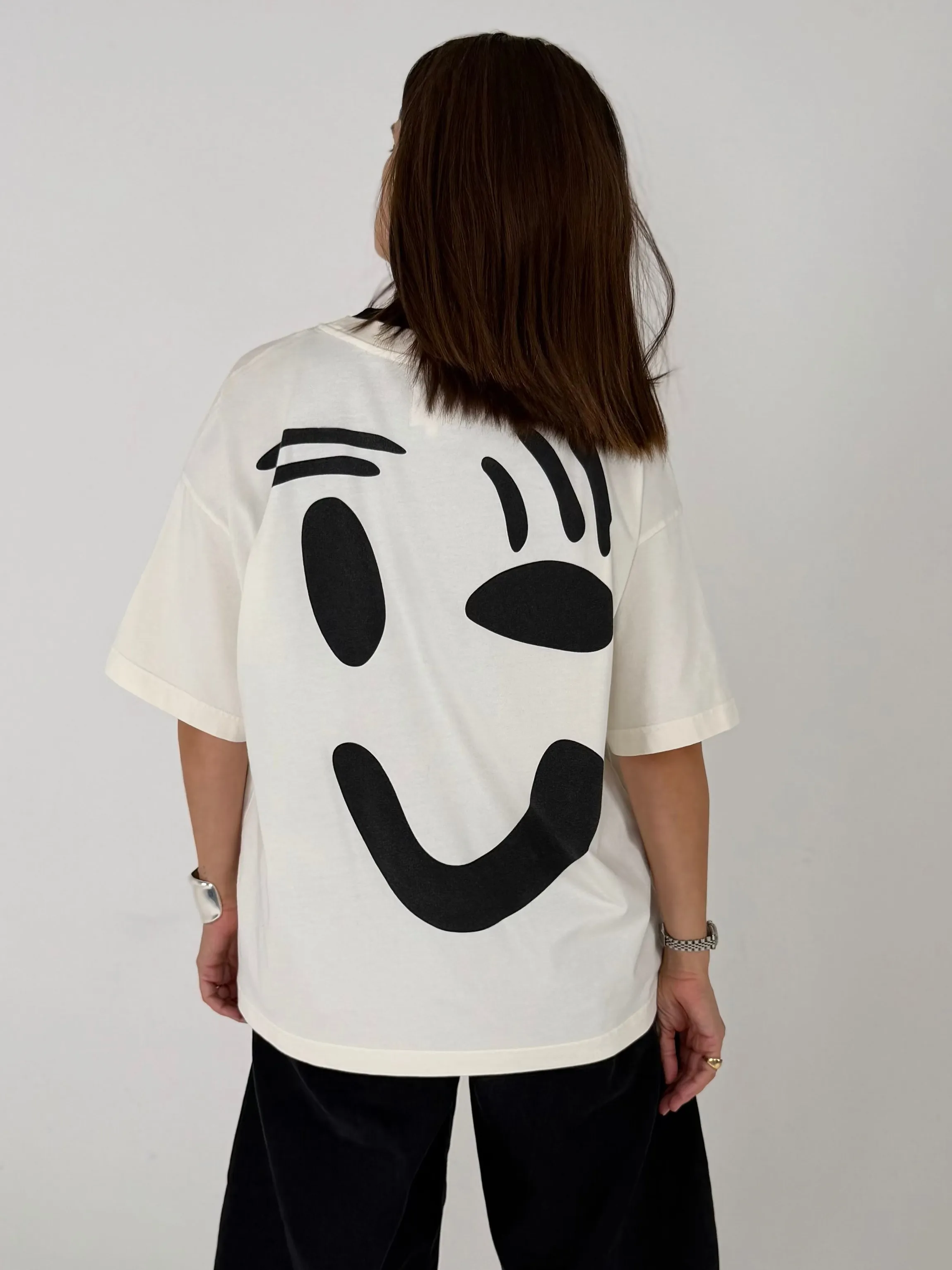 Feel Good T-Shirt - off white sold by The Slow Love